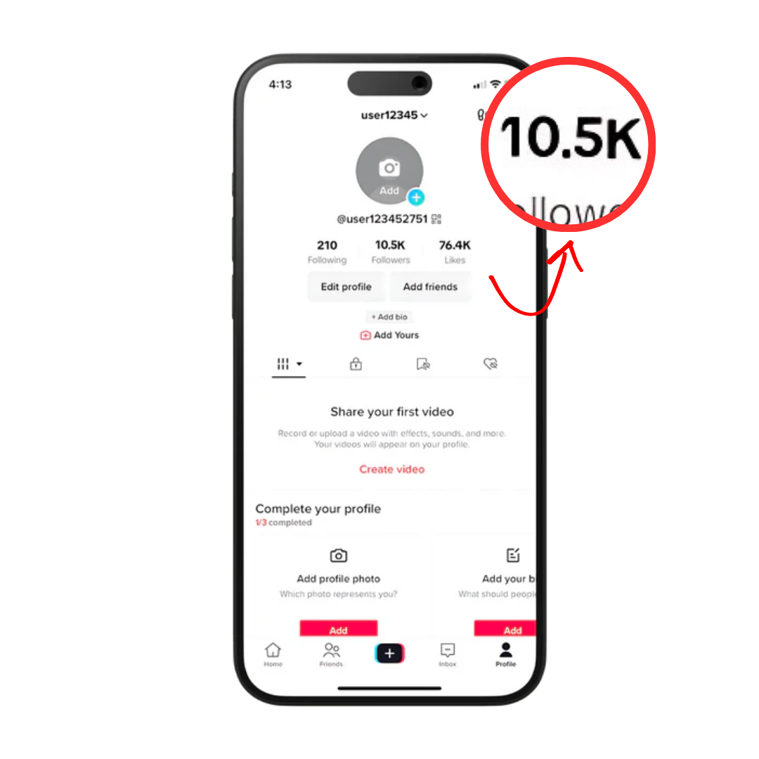 Monetized Tiktok Account